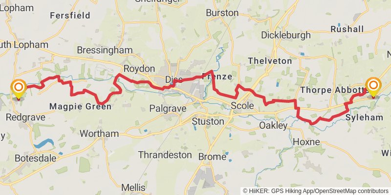 Angles Way stage 5 Map
