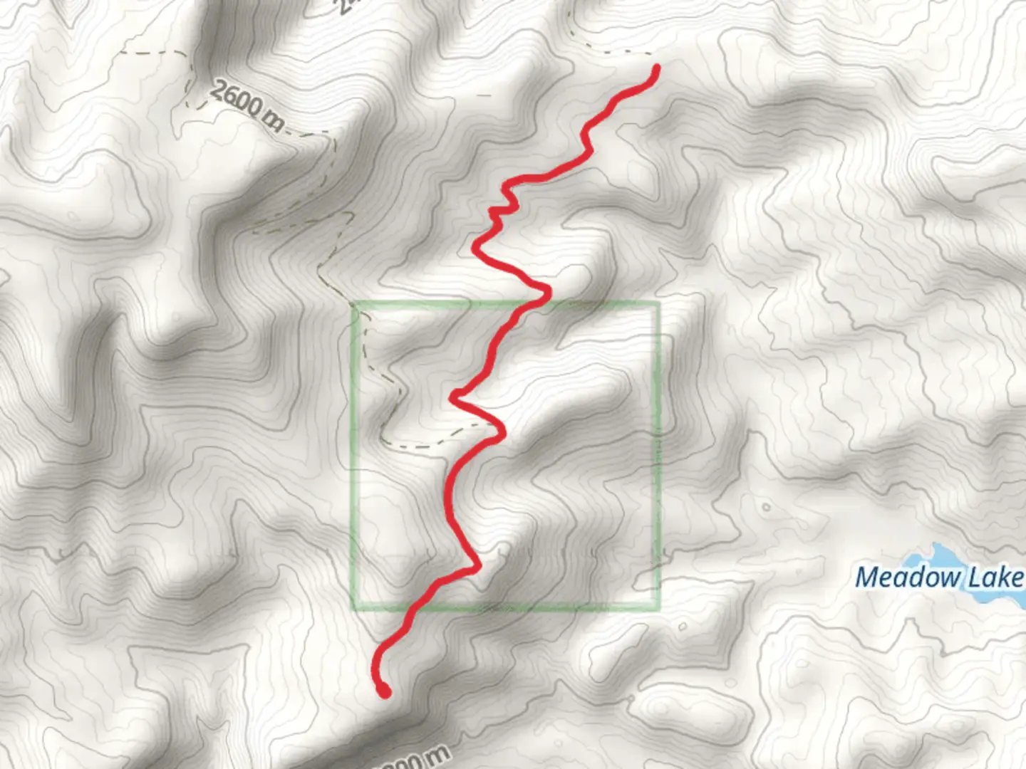 An image depicting the trail Deadhorse Creek Trail and its surrounding area.