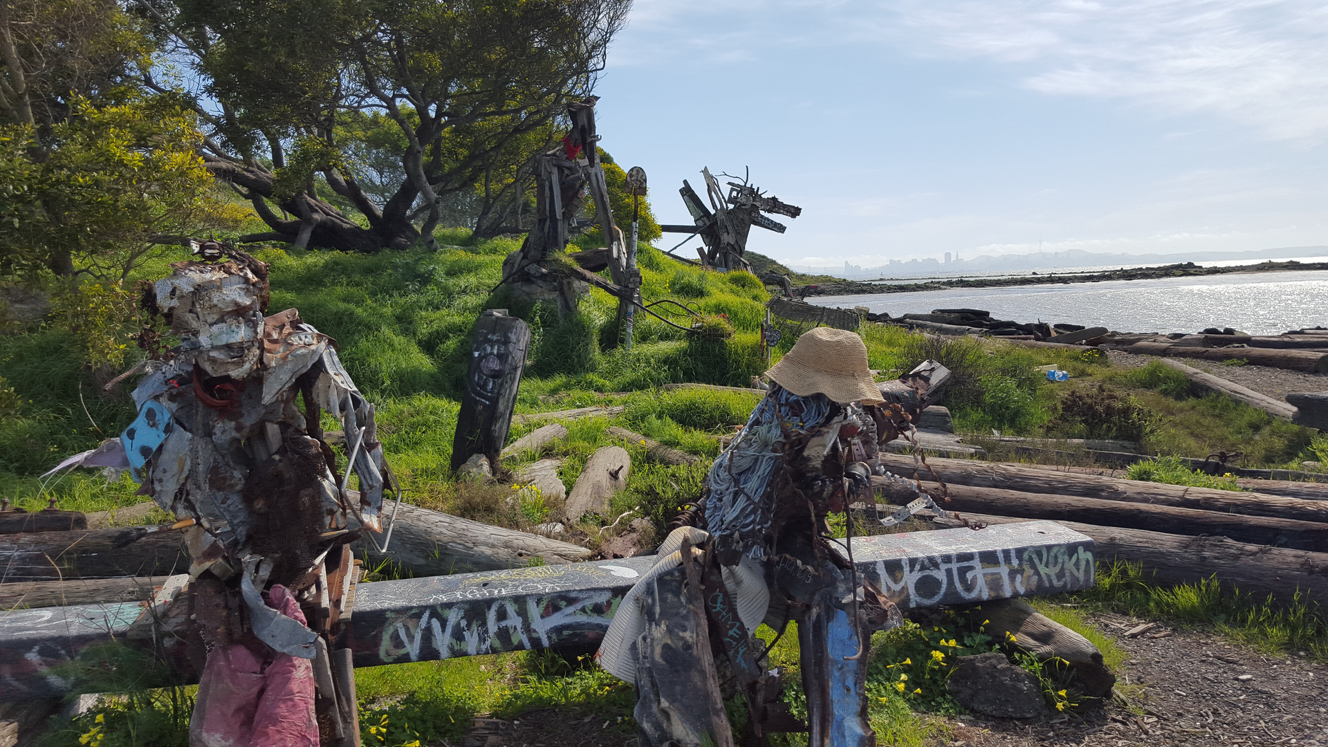 An image depicting the trail Albany Waterfront Trail and its surrounding area.