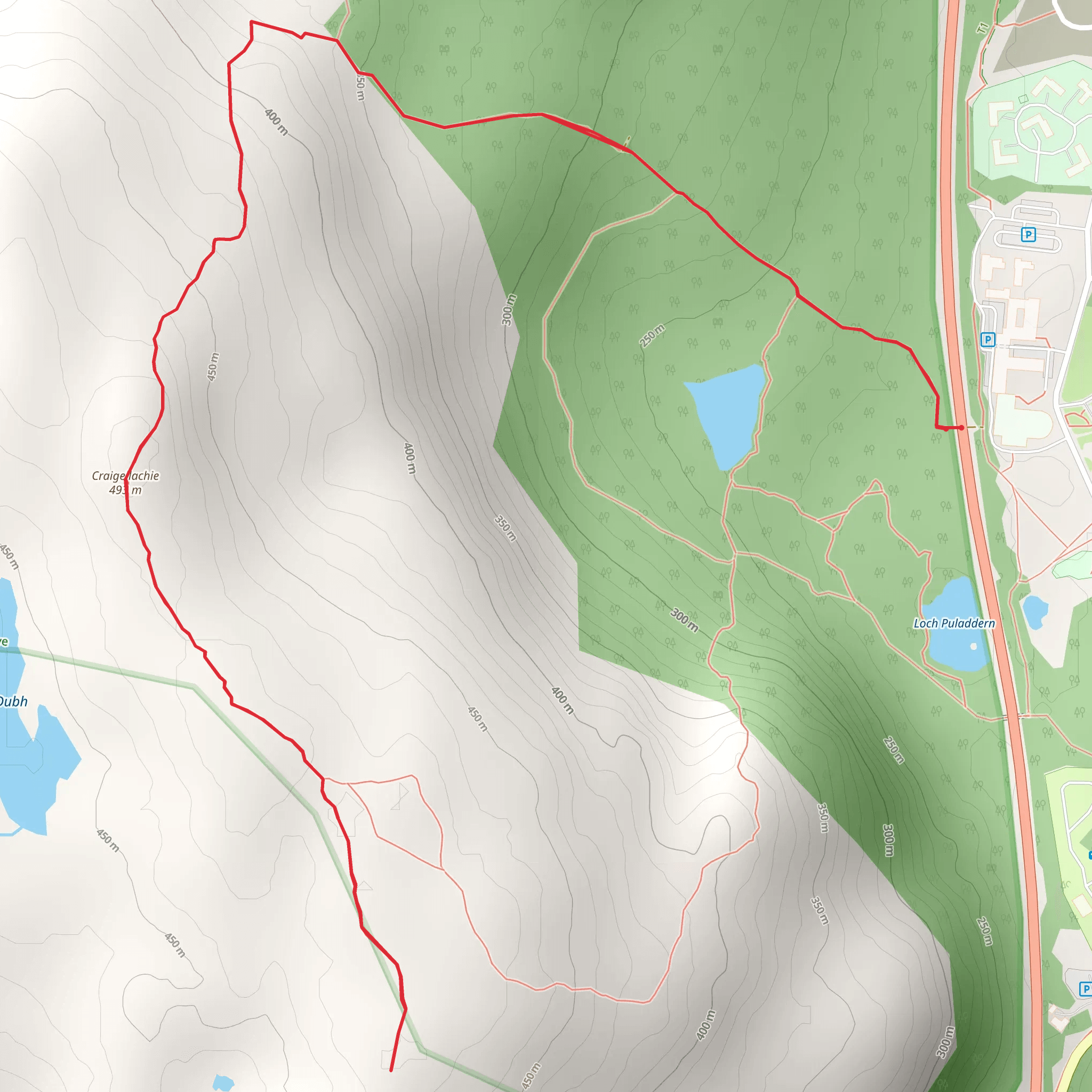 Aviemore Paths - Viewpoint Trail mobile static map