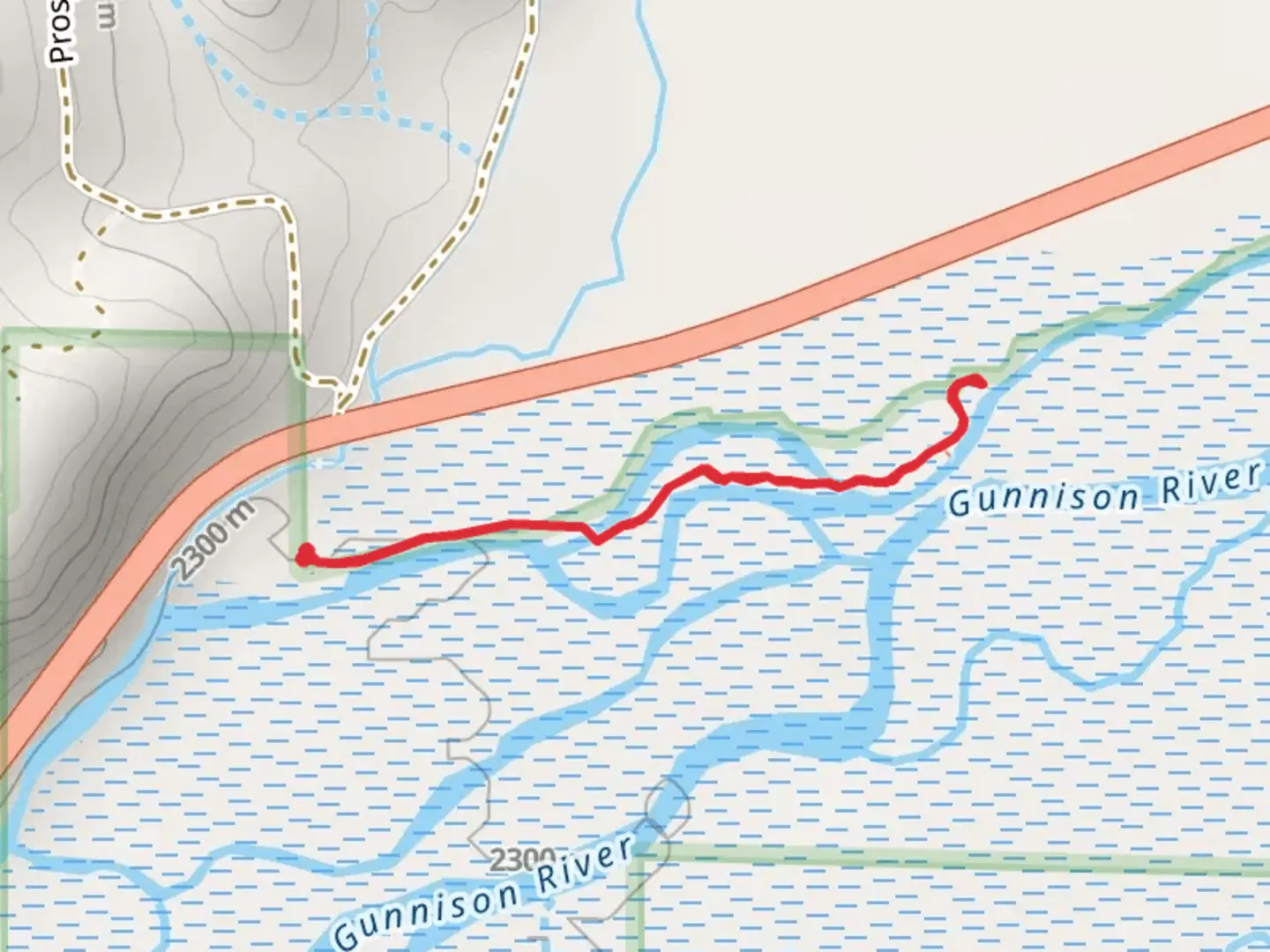 An image depicting the trail Neversink Trail and its surrounding area.