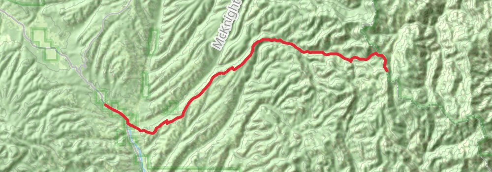 American Perimeter Trail - Southwest Primary stage 60 Map