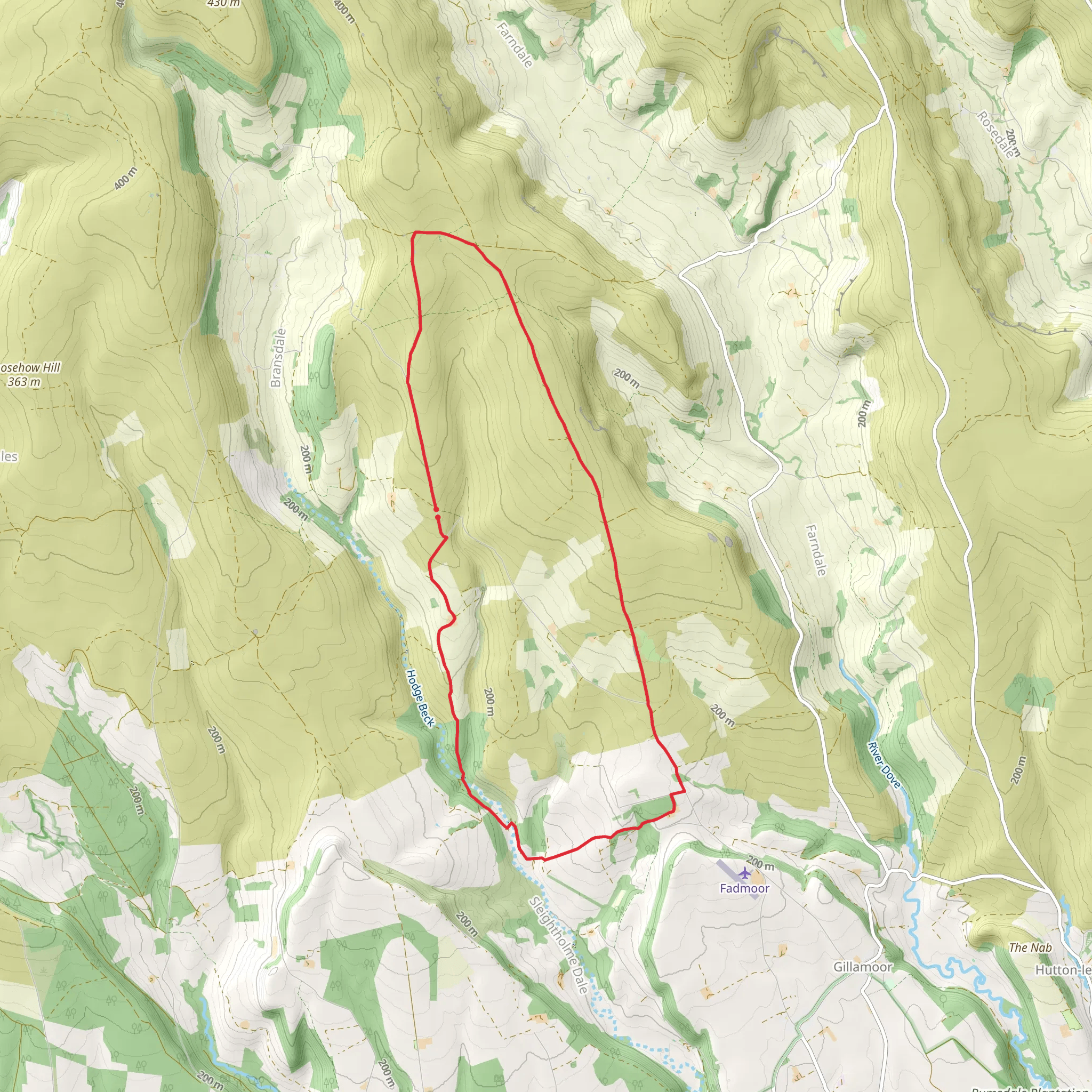 The Rudland Ridge mobile static map
