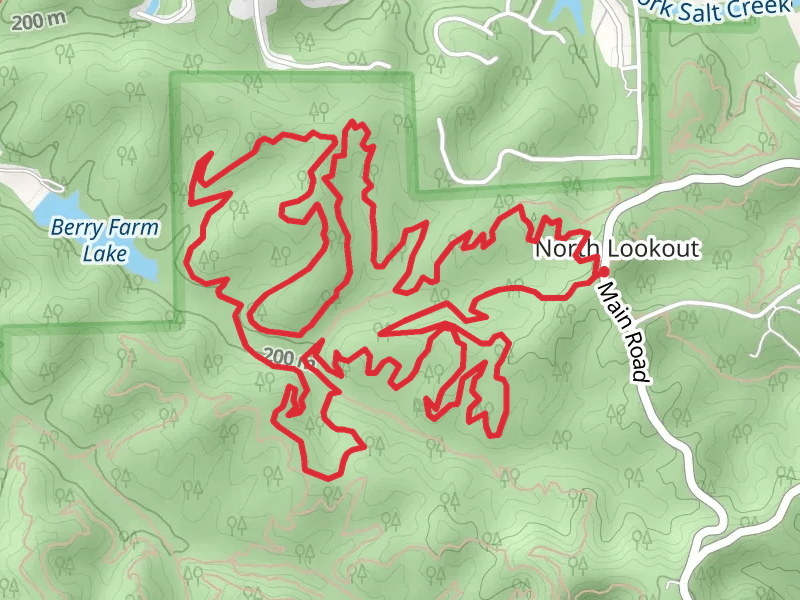 North Tower and Green Valley Loop Trail