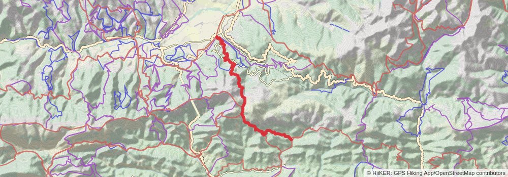 GR 3 Central Path of Catalonia stage 22 Map