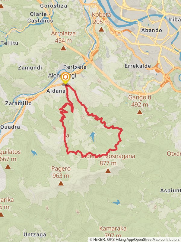 Route of the Mines and Seles PR BI 100 mobile static map