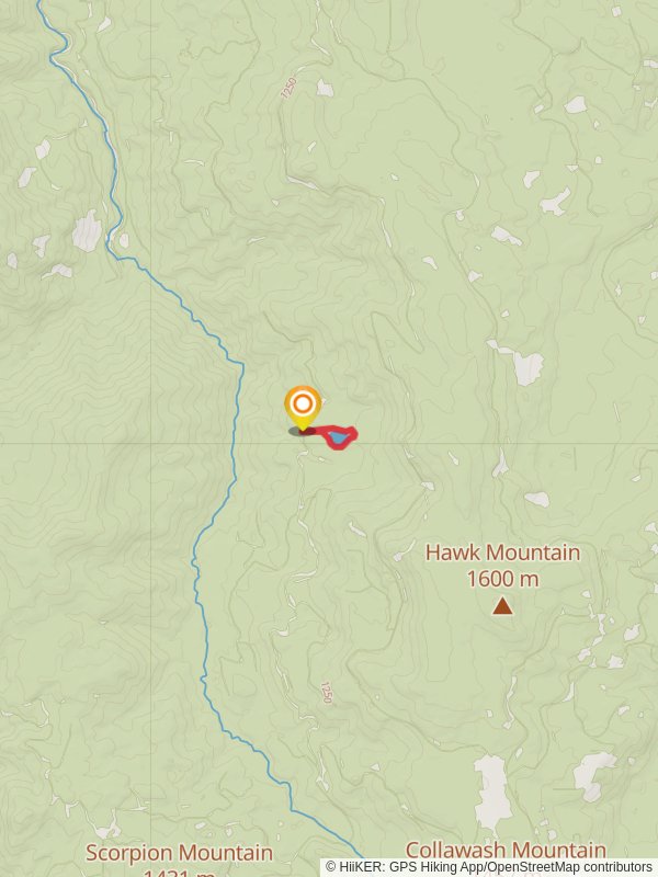Round Lake Trail mobile static map