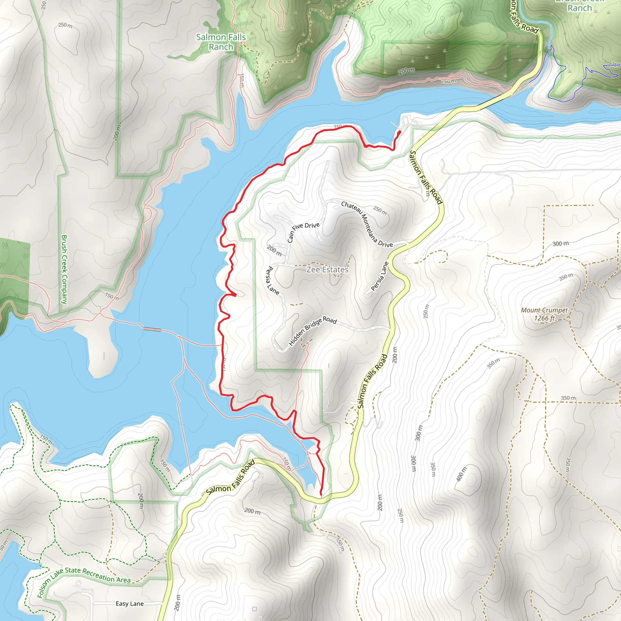 Sweetwater Trail mobile static map