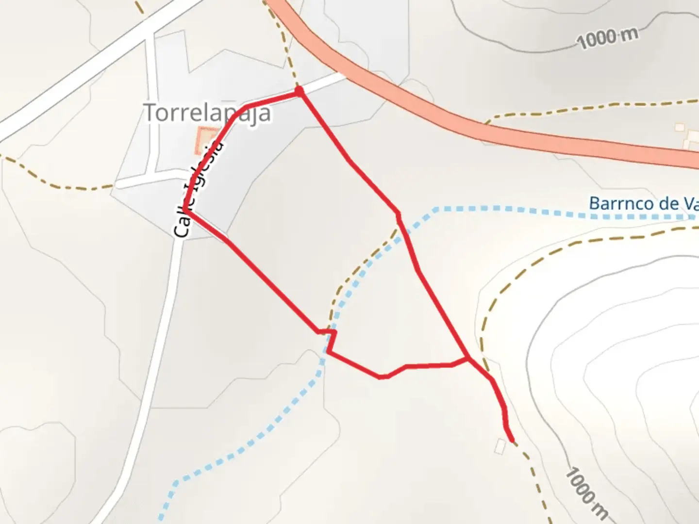 An image depicting the trail Torrelapaja - Laundry SL Z 62 and its surrounding area.