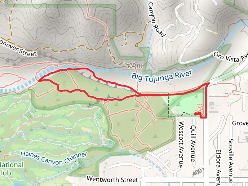 Big Tujunga River - Oro Vista Park