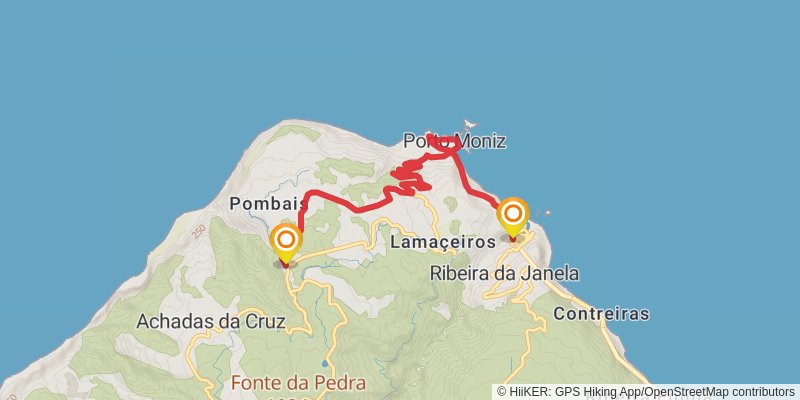 Rota Circula De Madeira stage 8 Map