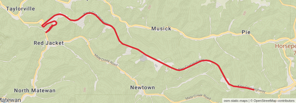 American Perimeter Trail - Southern Appalachian Primary stage 47 Map