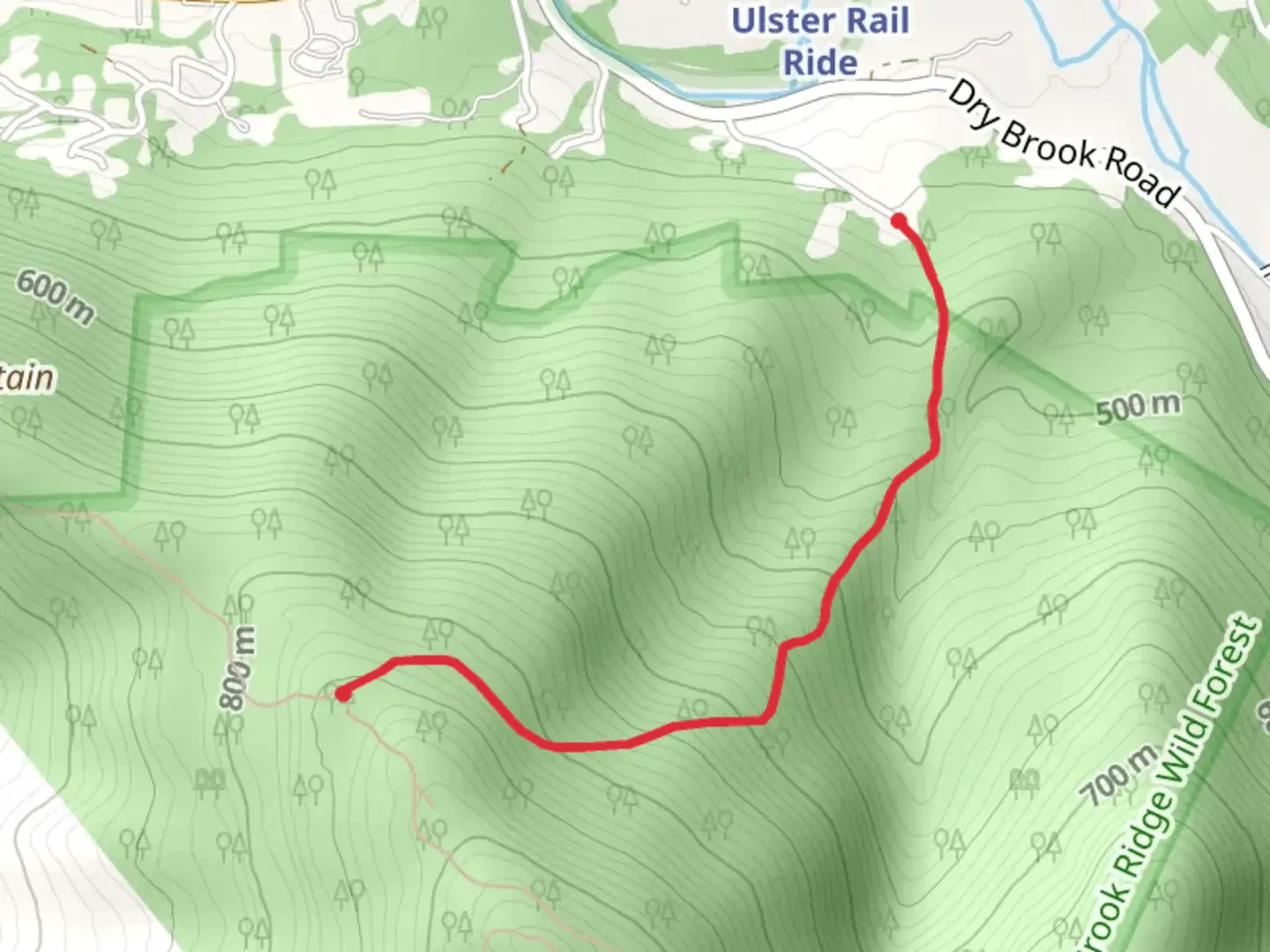 An image depicting the trail German Hollow - Yellow Trail and its surrounding area.