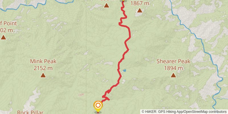 Ultra Pedestrian North Loop stage 37 Map