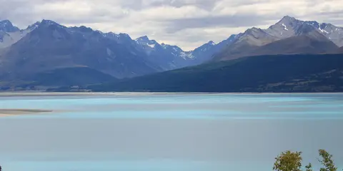 An image depicting the trail Timaru River Loop Track and its surrounding area.