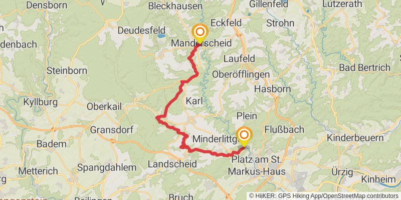 Der Lieserpfad alt 2 Map