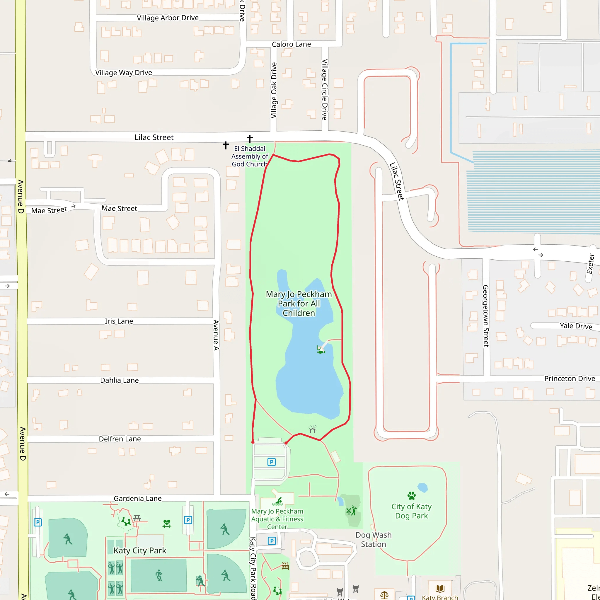 Mary Jo Peckham Park for All Children Loop mobile static map