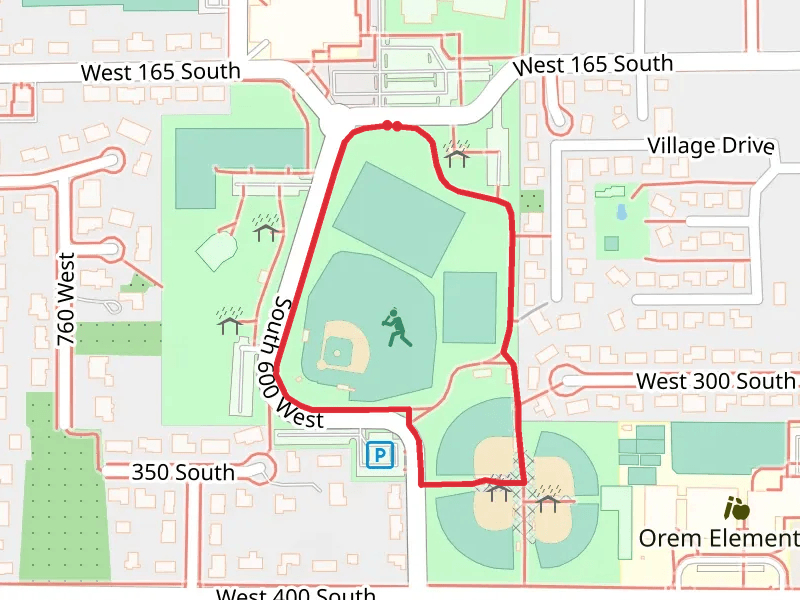 Orem Community Park Loop