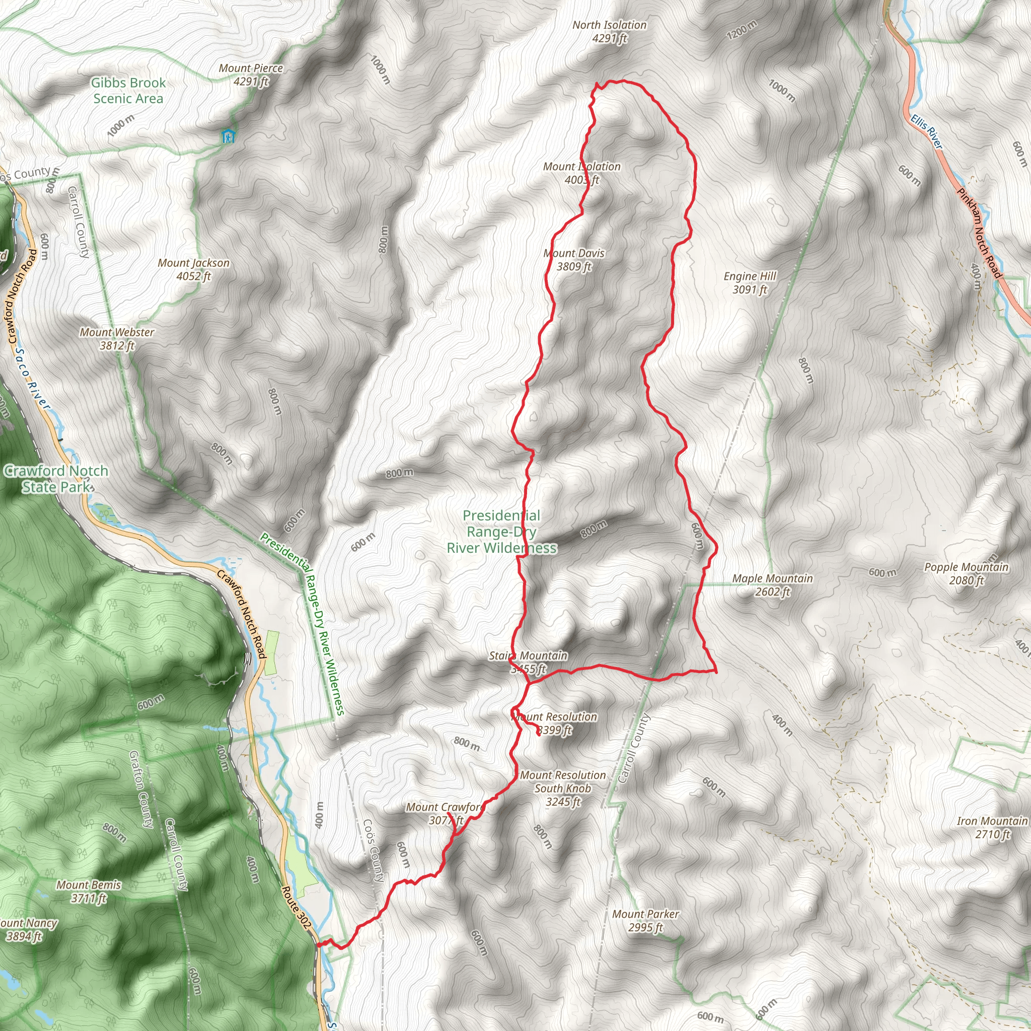 Isolation Loop mobile static map