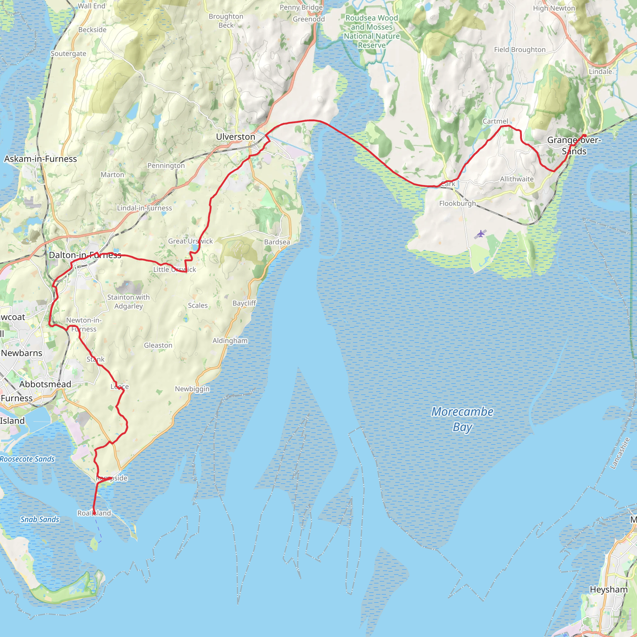 Cumbrian Cisterian Way mobile static map