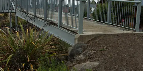An image depicting the trail Mangawhero River Trail and its surrounding area.