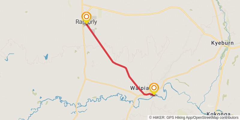 Otago Central Rail Trail stage 5 Map