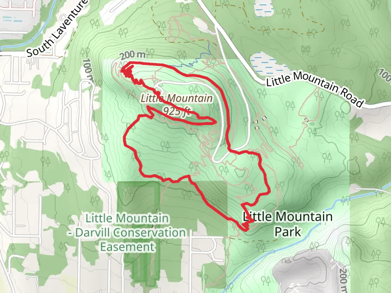 Little Mountain, Taylor's and Huff-n-Puff Loop Trail