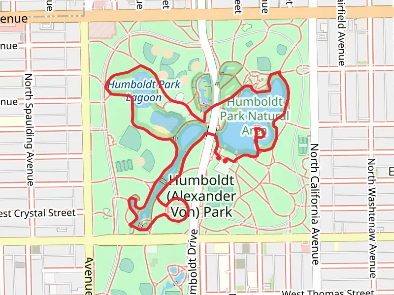 Humboldt Park Lagoons Loop
