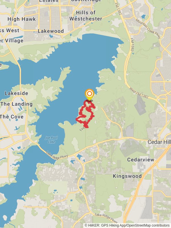 Cedar Hill State Park Loop - DOBRA Trail