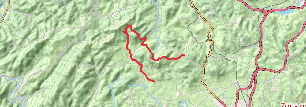 GR 200 Los Palacios de Llanera stage 2 Map