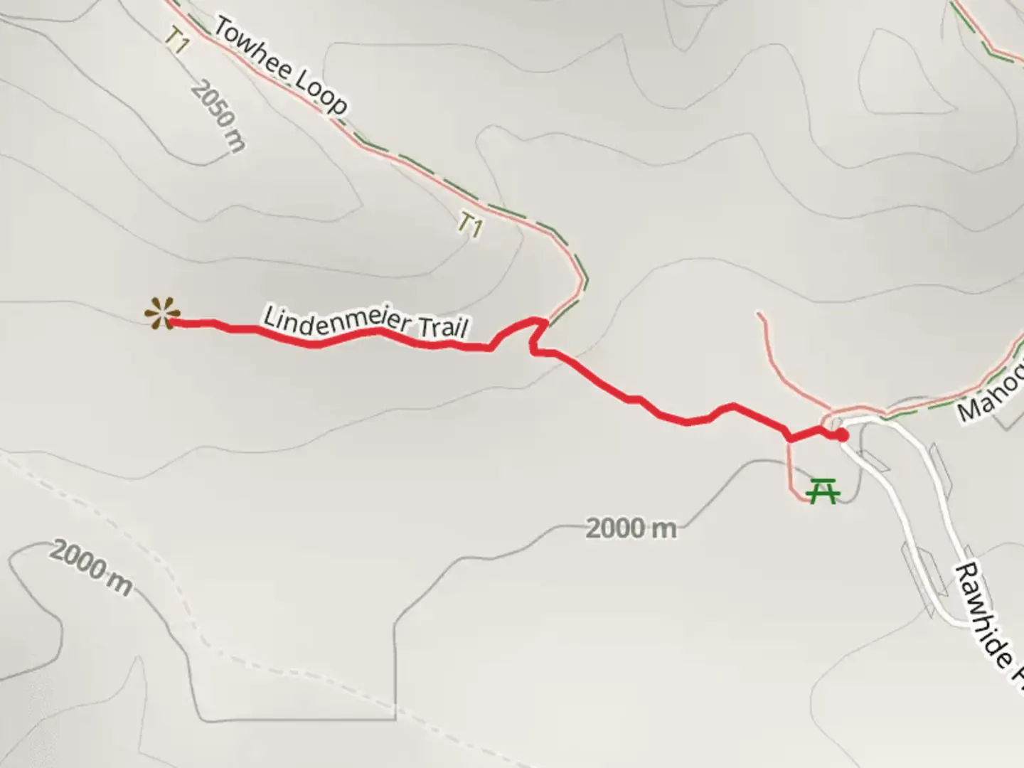 An image depicting the trail Lindenmeier Trail and its surrounding area.