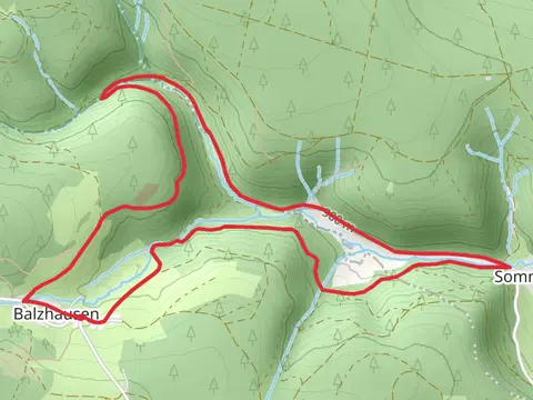 Balzhausen to Sommerau Loop via Gefällhalde and Steinatalweg