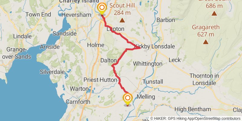 Thirlmere Way stage 8 Map