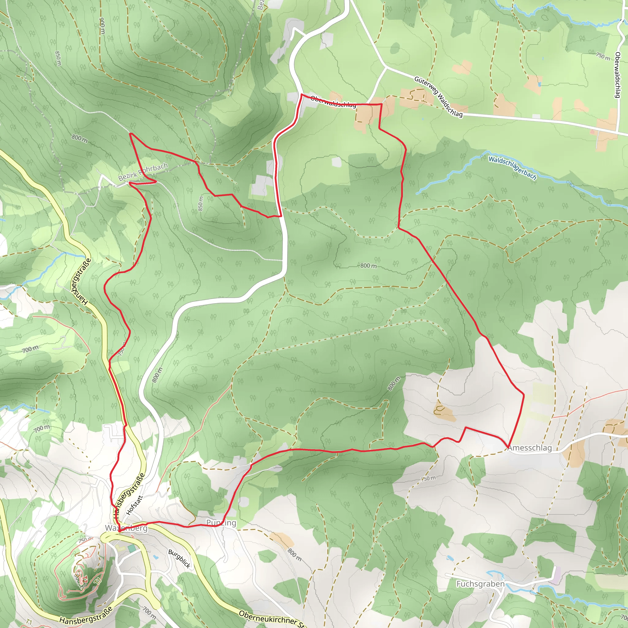 Amesschlagrunde mobile static map