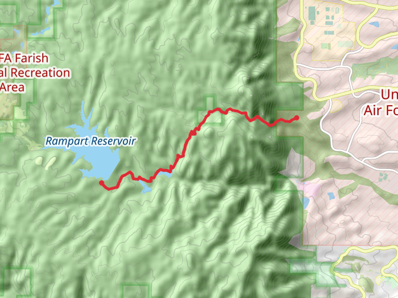 Northfield Reservoir and Nichols Reservoir via Stanley Creek Trail