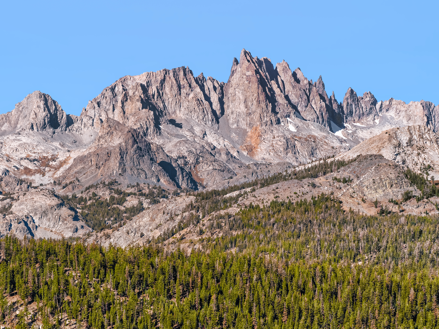 An image depicting the trail San Joaquin Mountain and Two Teats via San Joaquin Ridge Road and its surrounding area.