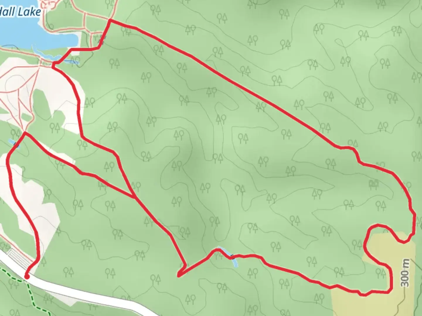 An image depicting the trail Cross Country Loop Trail and its surrounding area.