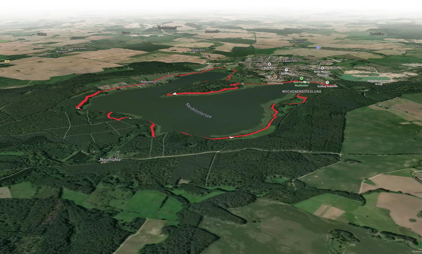 Rundweg Halbinsel and Neuklostersee