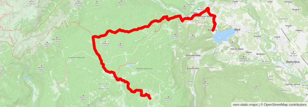 Juliana Trail stage 5 Map
