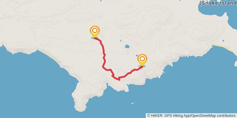 Bibbulmun Track spur 3 Map