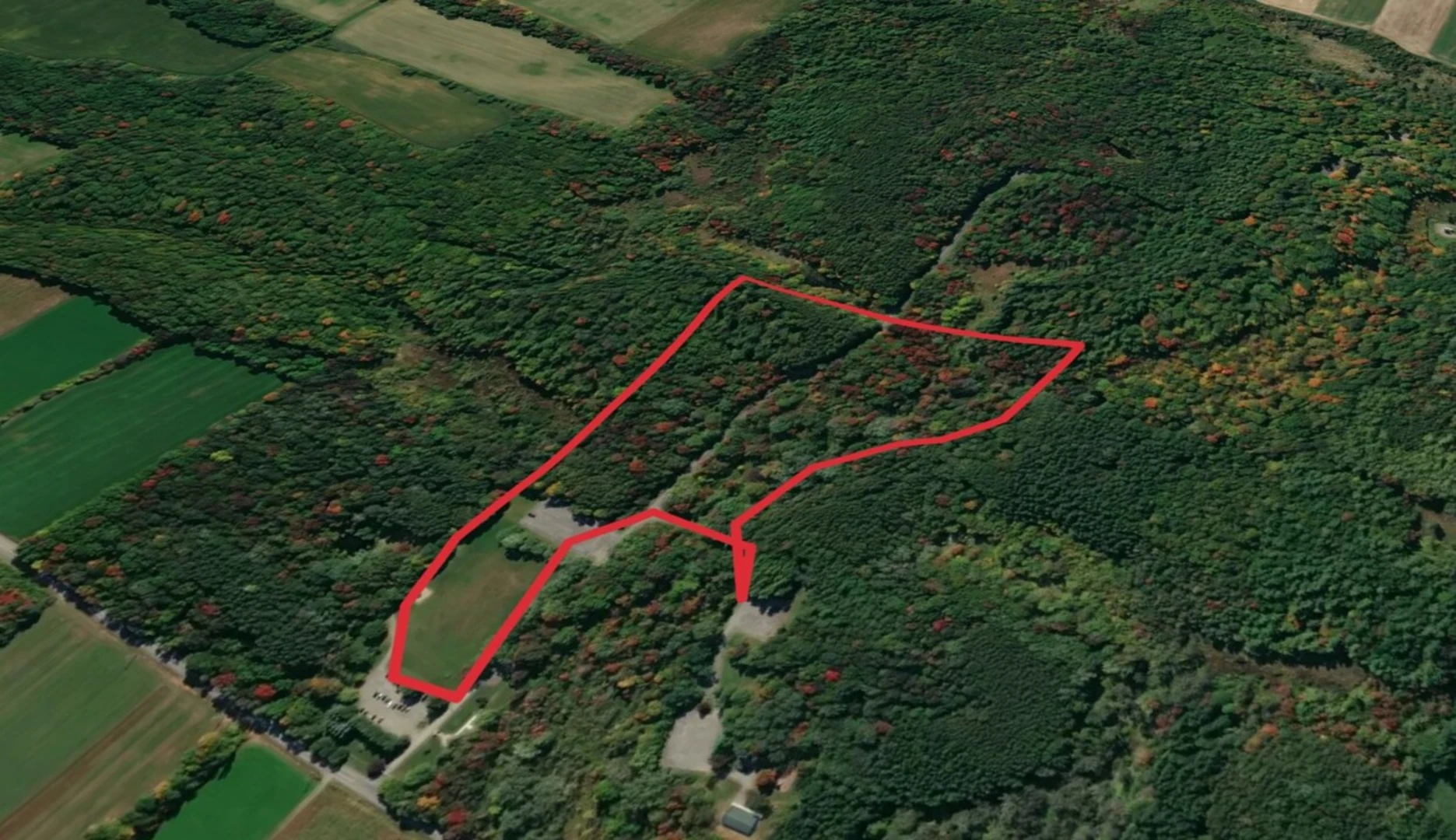 An image depicting the trail Genesee County Park and Forest - North Loop and its surrounding area.
