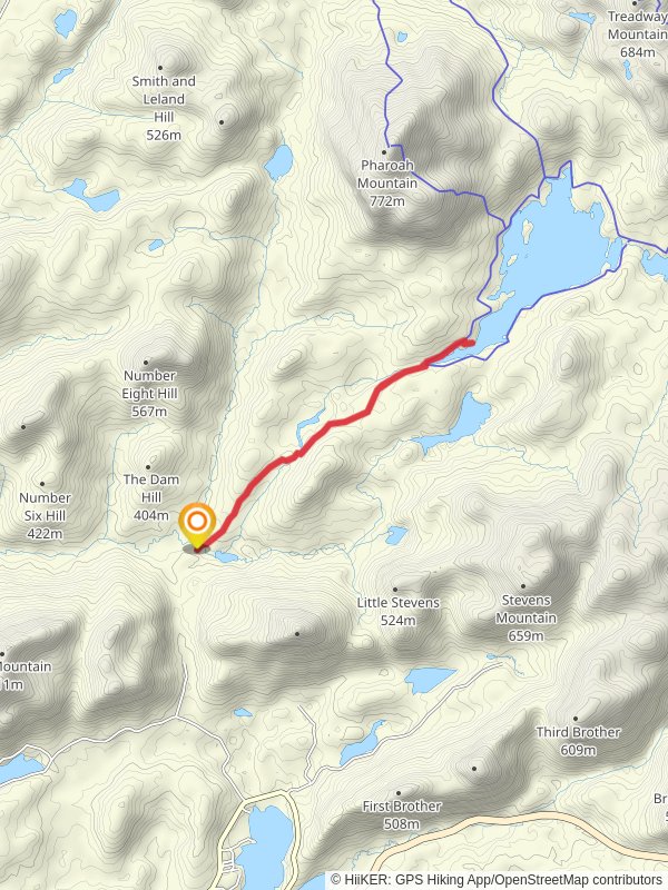 Pharoah Lake Trail via Pharaoh Lake Brook