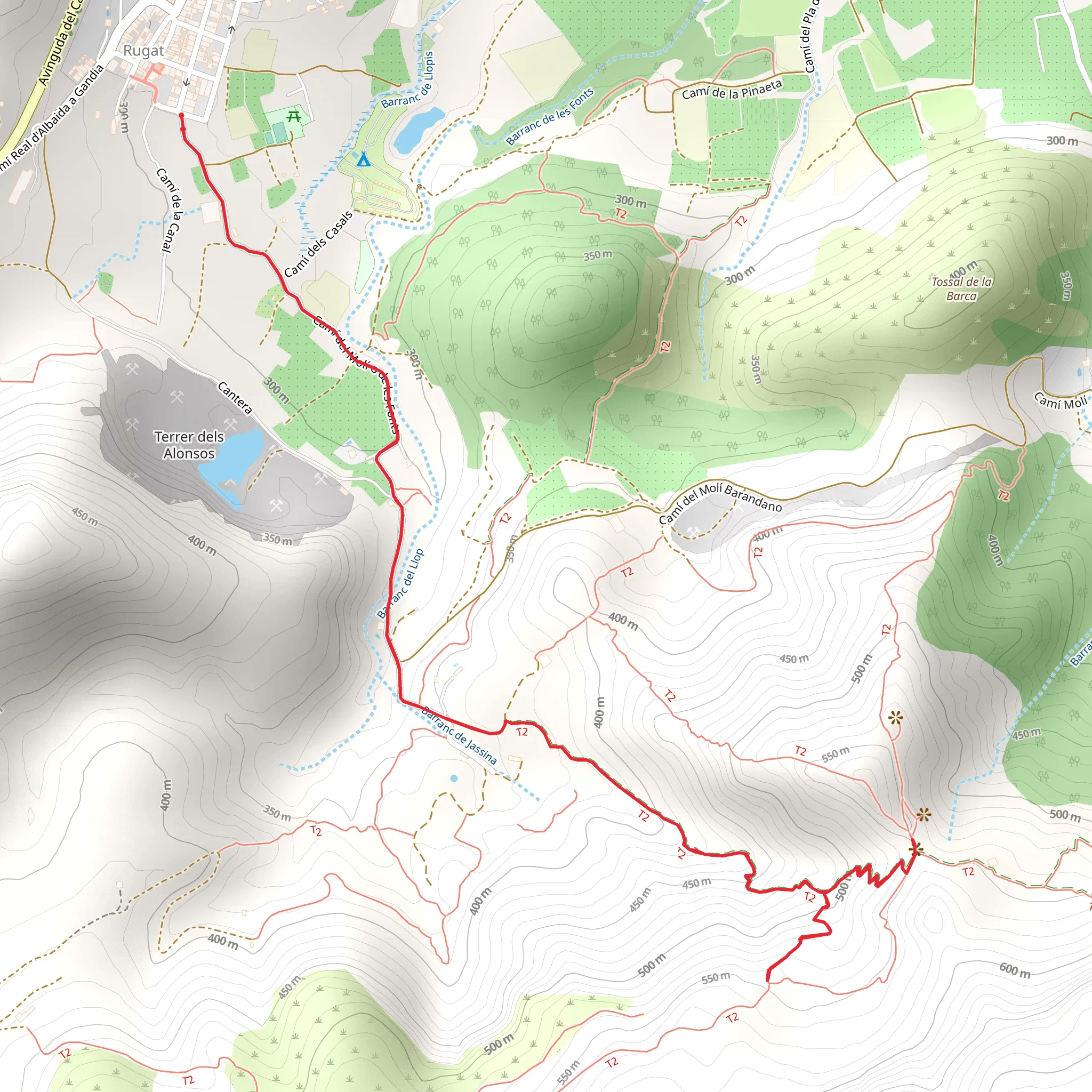 Rugat Trail SL CV 44 mobile static map