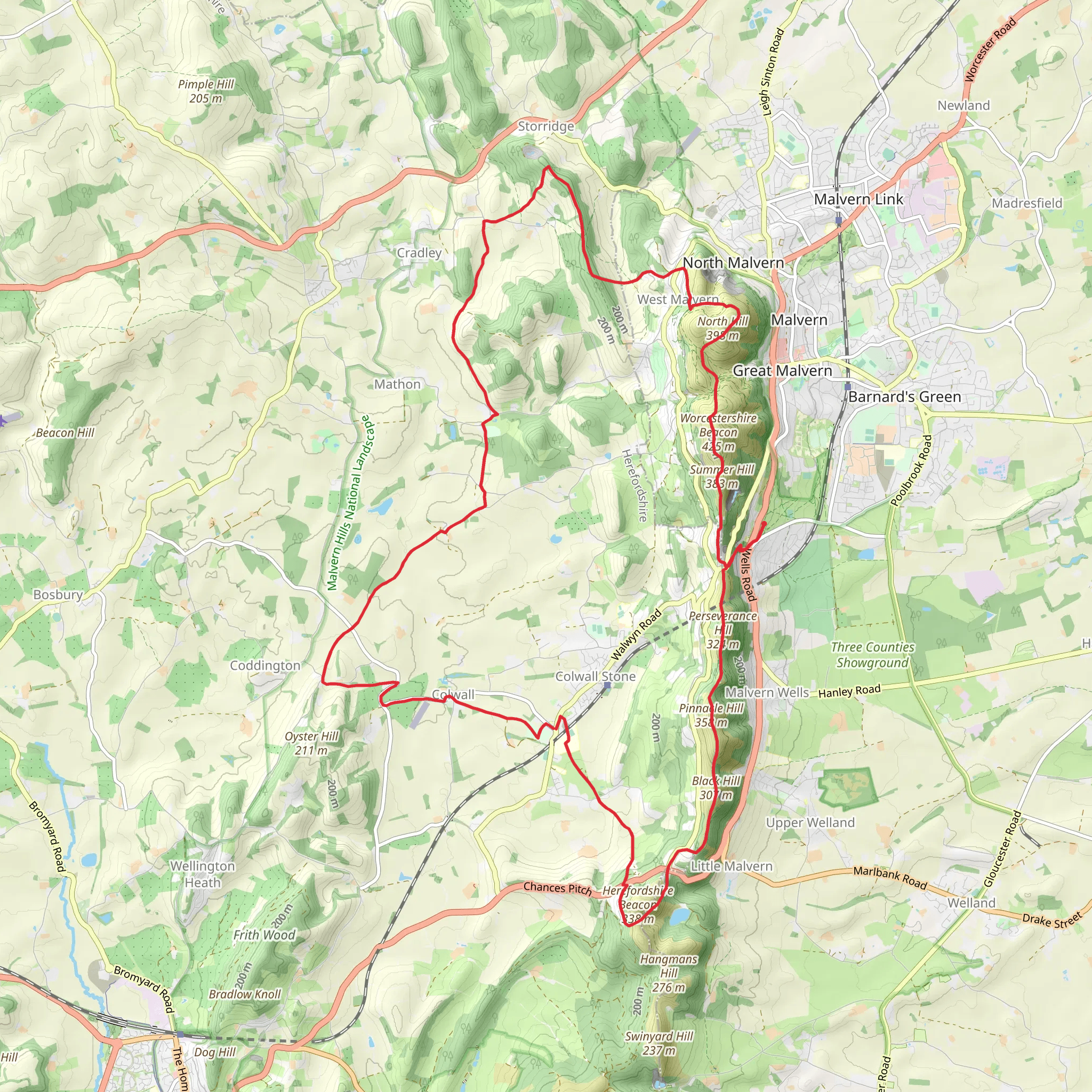 Mini-Alps mobile static map