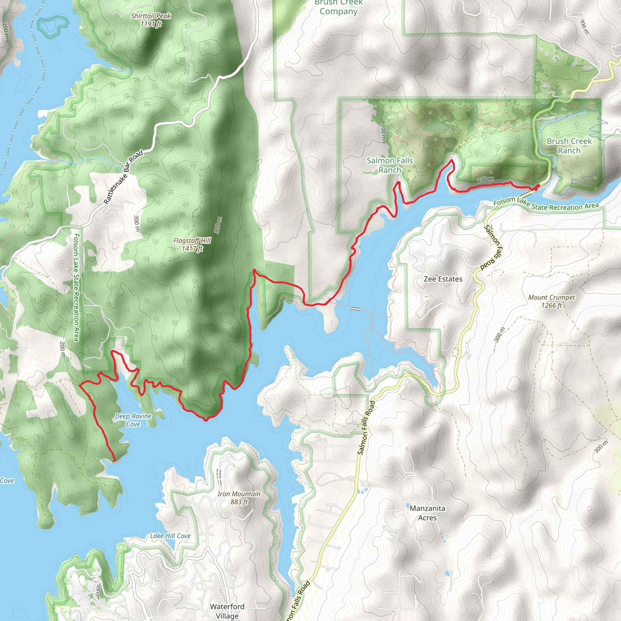 Darrington Trail mobile static map