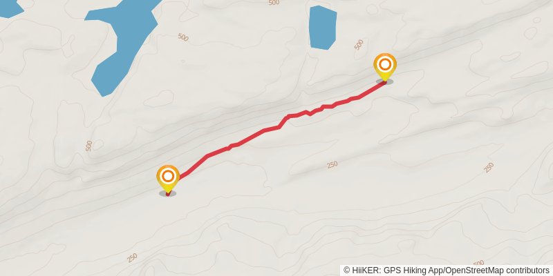 Arctic Circle Trail alt 3 Map