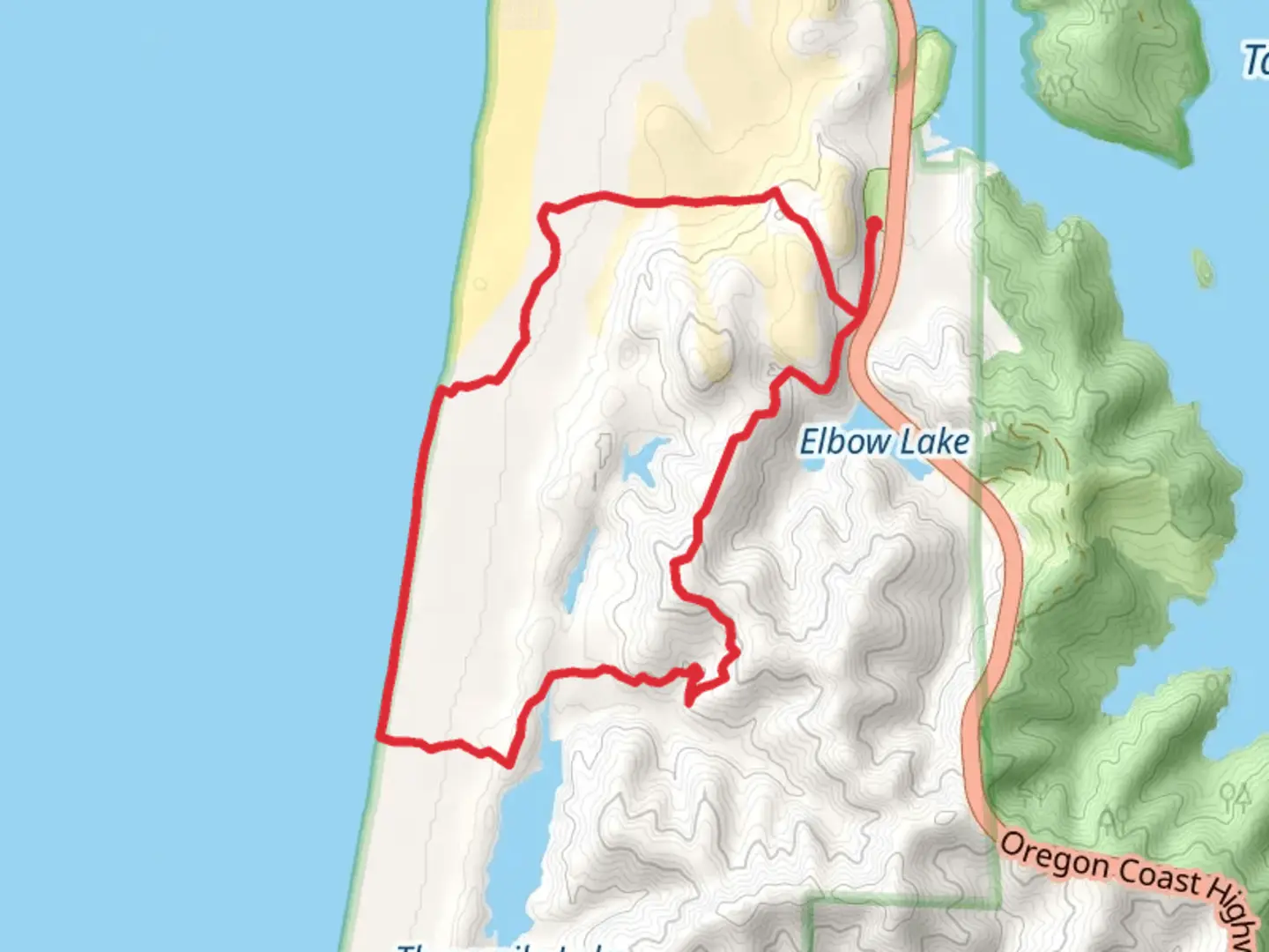 An image depicting the trail Three Mile Lake North Loop Trail and its surrounding area.