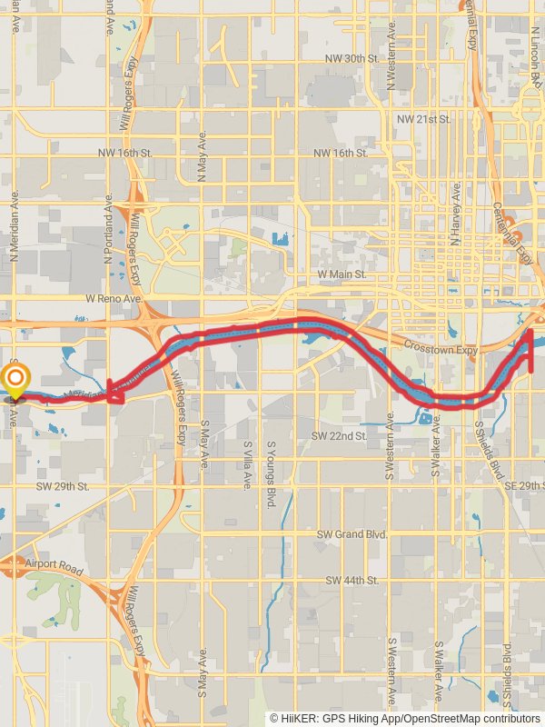 Oklahoma River Loop - South Meridian Avenue