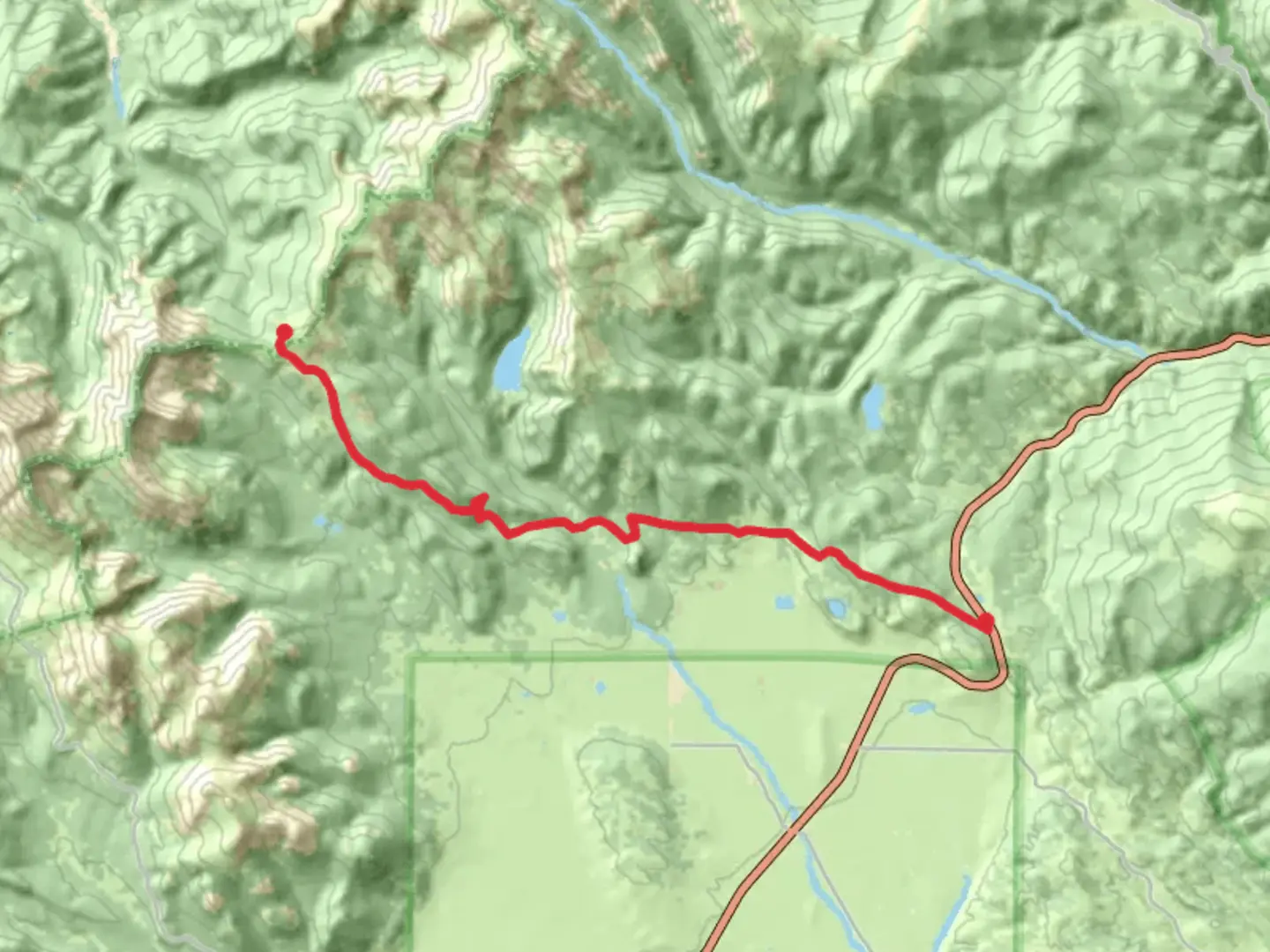 An image depicting the trail Colorado Trail - Kenosha Pass and its surrounding area.