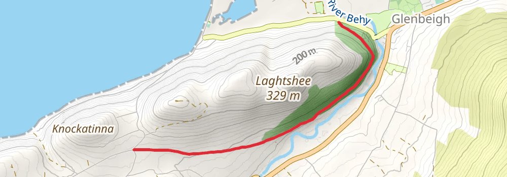 Kerry Way 9-Day Challenging Tour (Hillwalk Tours) alt 3 Map